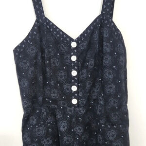 Rouje Jumpsuit with pleats at the neckline Romper Black 6